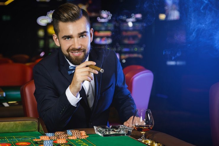 Baccarat live-dealer studio broadcast from bekaltoto mezink with multiple camera angles and English croupier